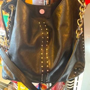 Michael Kors black studded bag